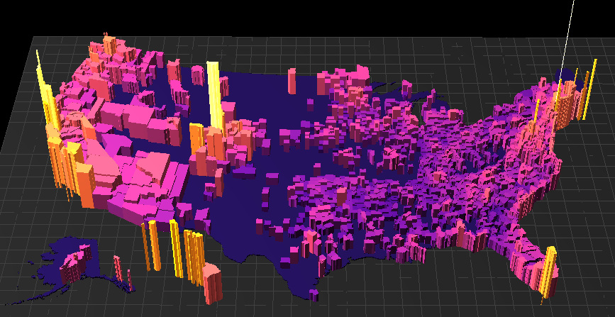 3d map us real estate