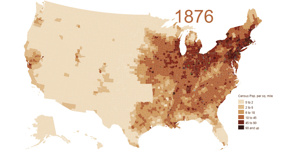 us map population density