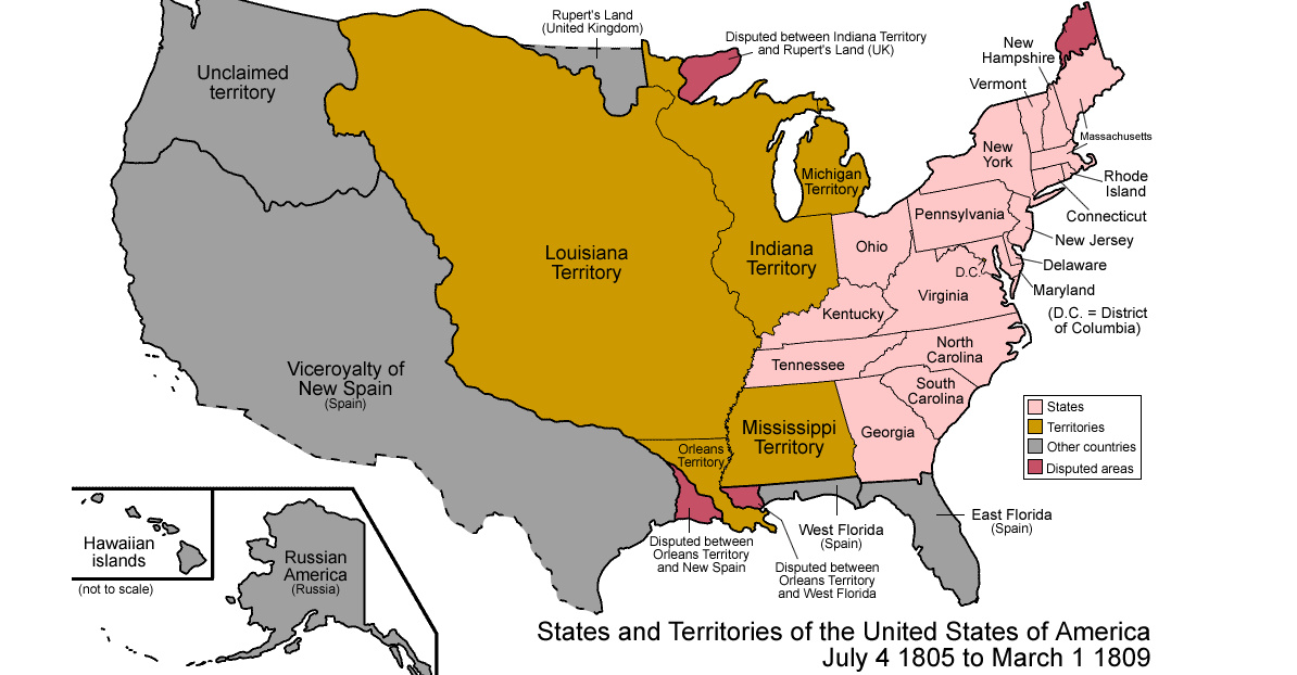 Mapped The Territorial Evolution Of The United States