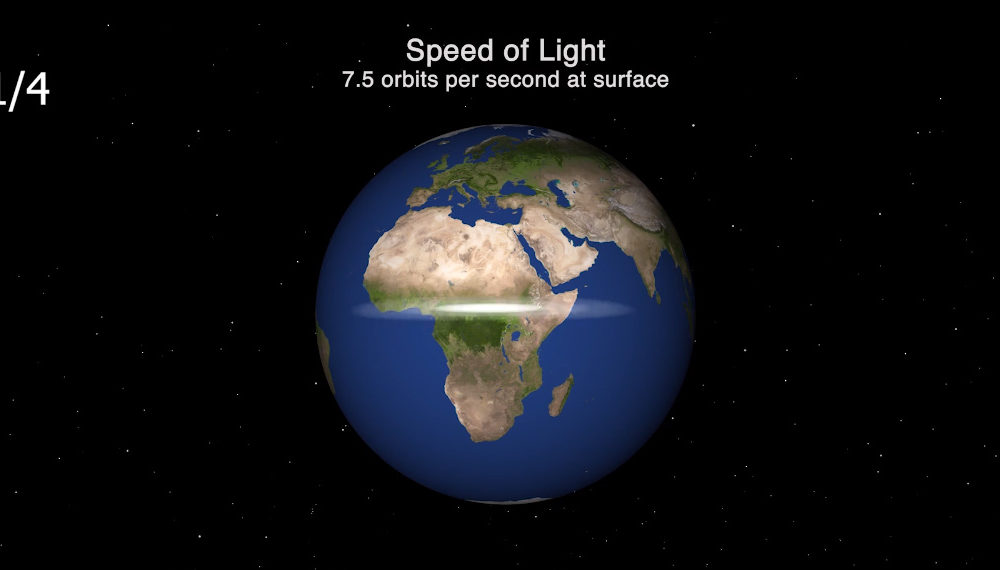Animation: Visualizing the Speed of Light (Fast, but Slow)