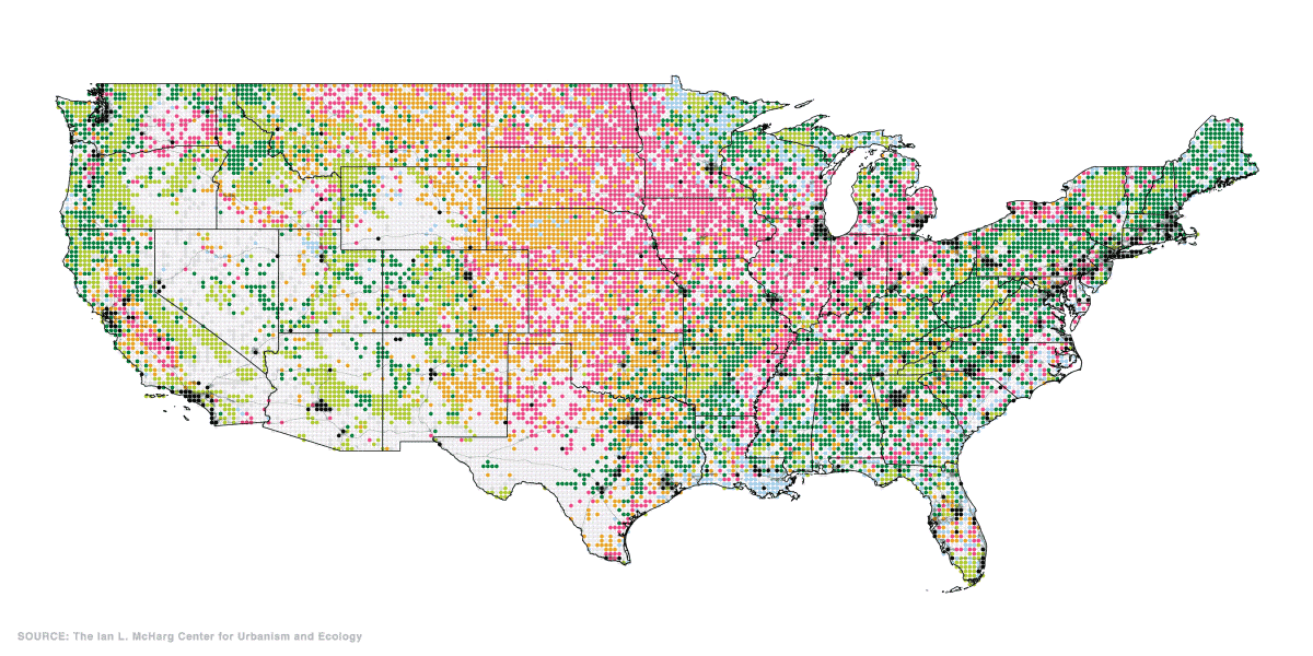 Mapped The Anatomy of Land Use in the United States