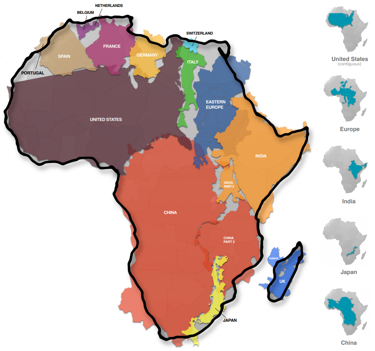Mapped: Visualizing the True Size of Africa - Visual Capitalist