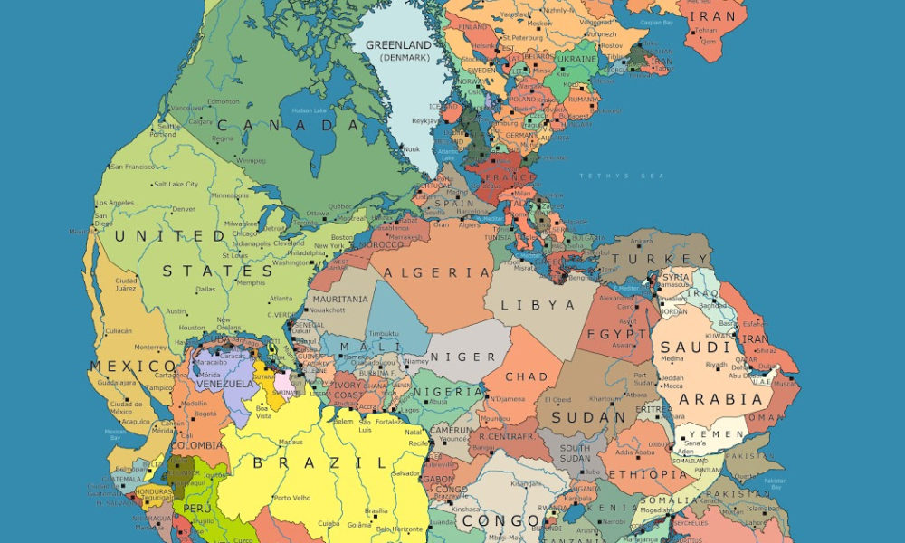 Earth Before The Continents Separated The Earth Images Revimage Org