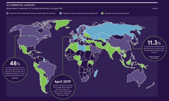 Карта покрытия 5g