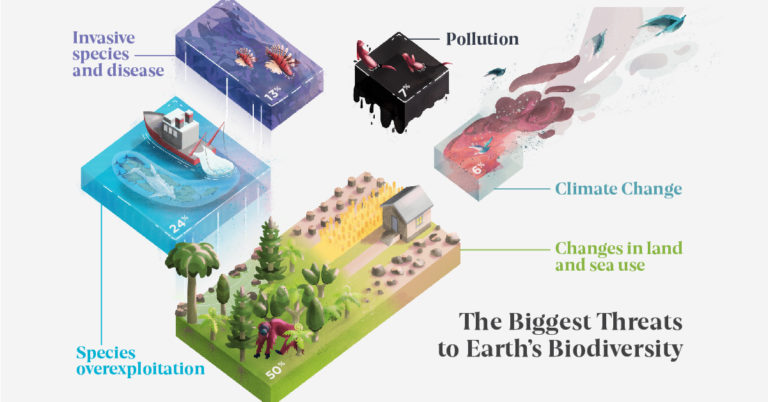 Visualizing the Biggest Threats to Earth’s Biodiversity