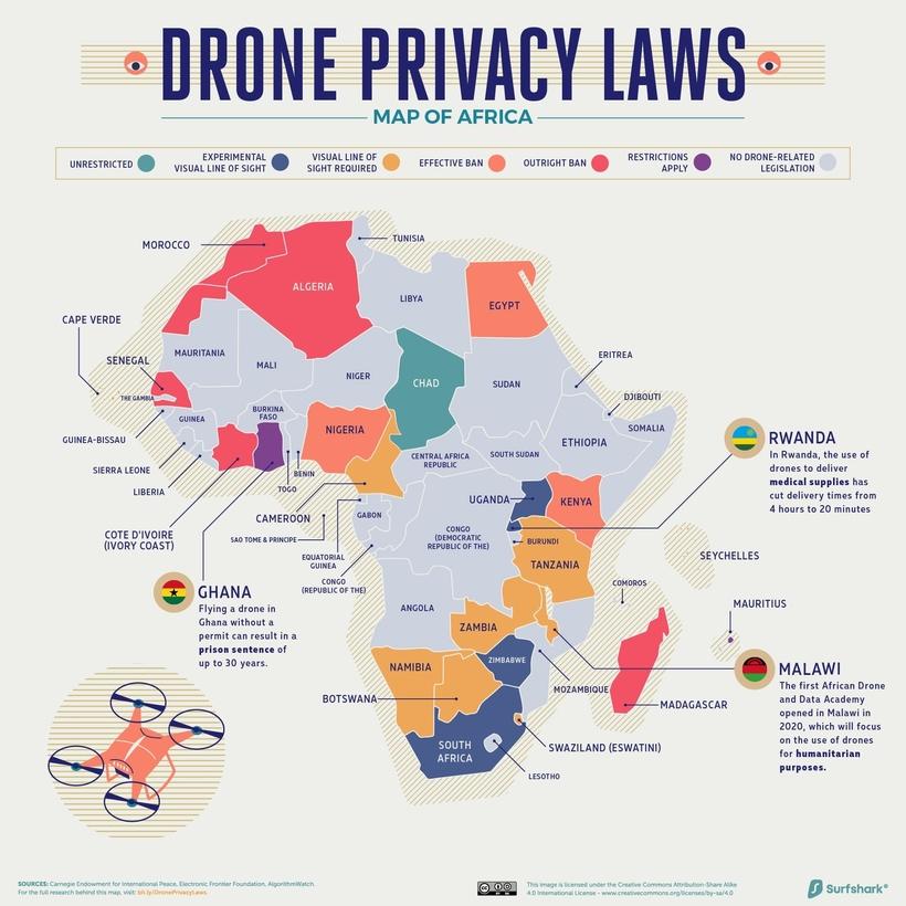 Mapped  How Drone Privacy Laws Compare Worldwide - 20