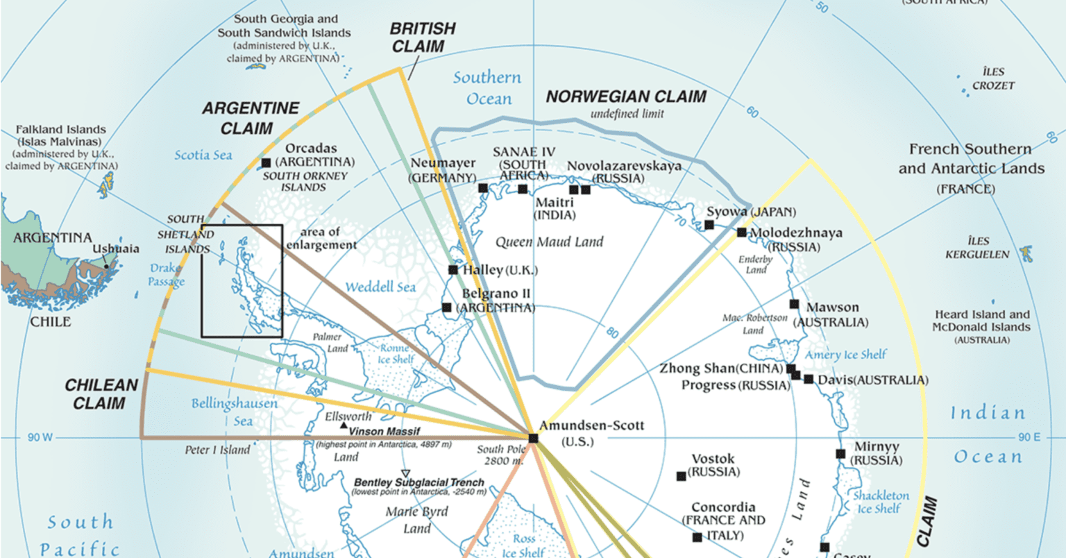 Mapped: Visualizing Territorial Claims in Antarctica