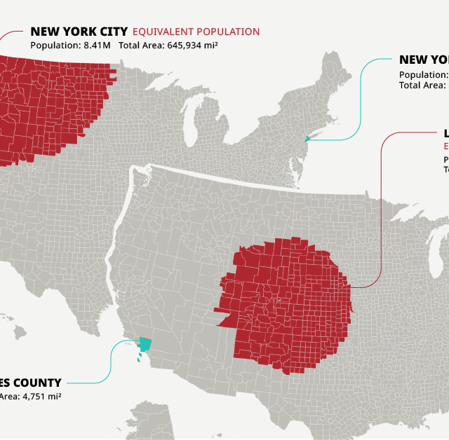 Mapped: A Decade of Population Growth and Decline in U.S. Counties