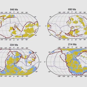 Incredible Map of Pangea With Modern-Day Borders