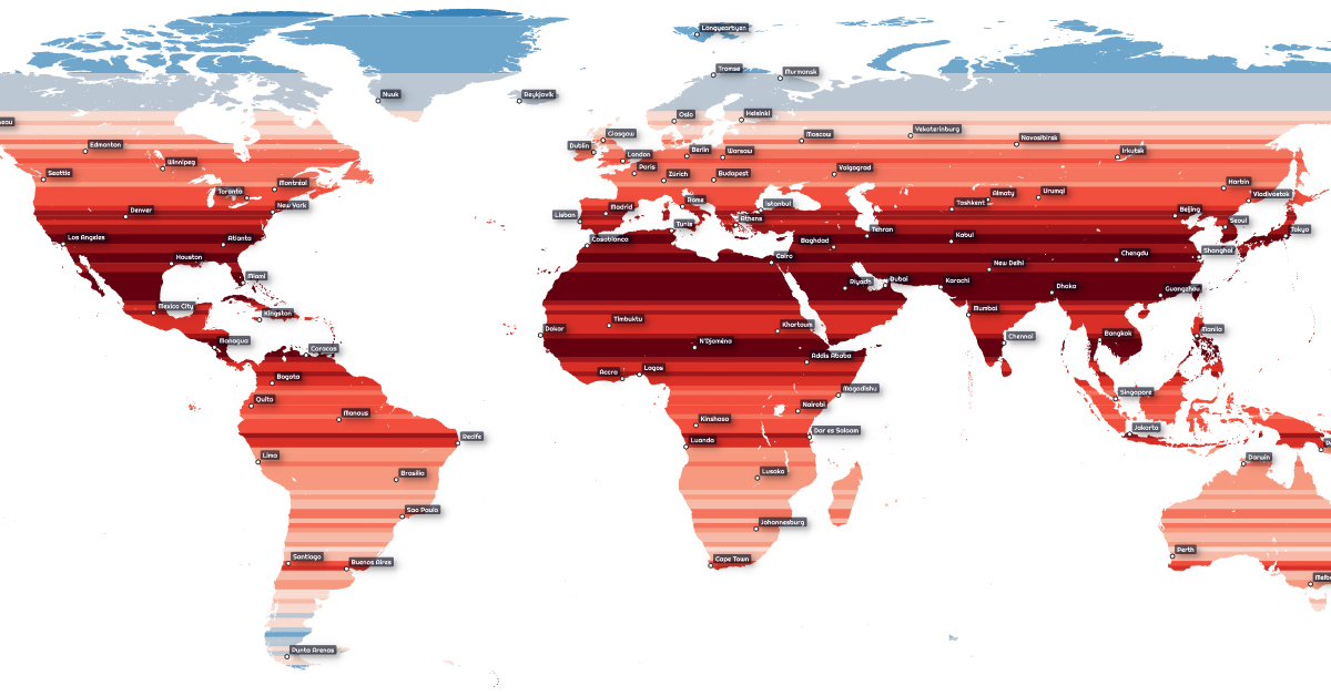 VC Alasdair Rae World Population By Latitude Shareable 