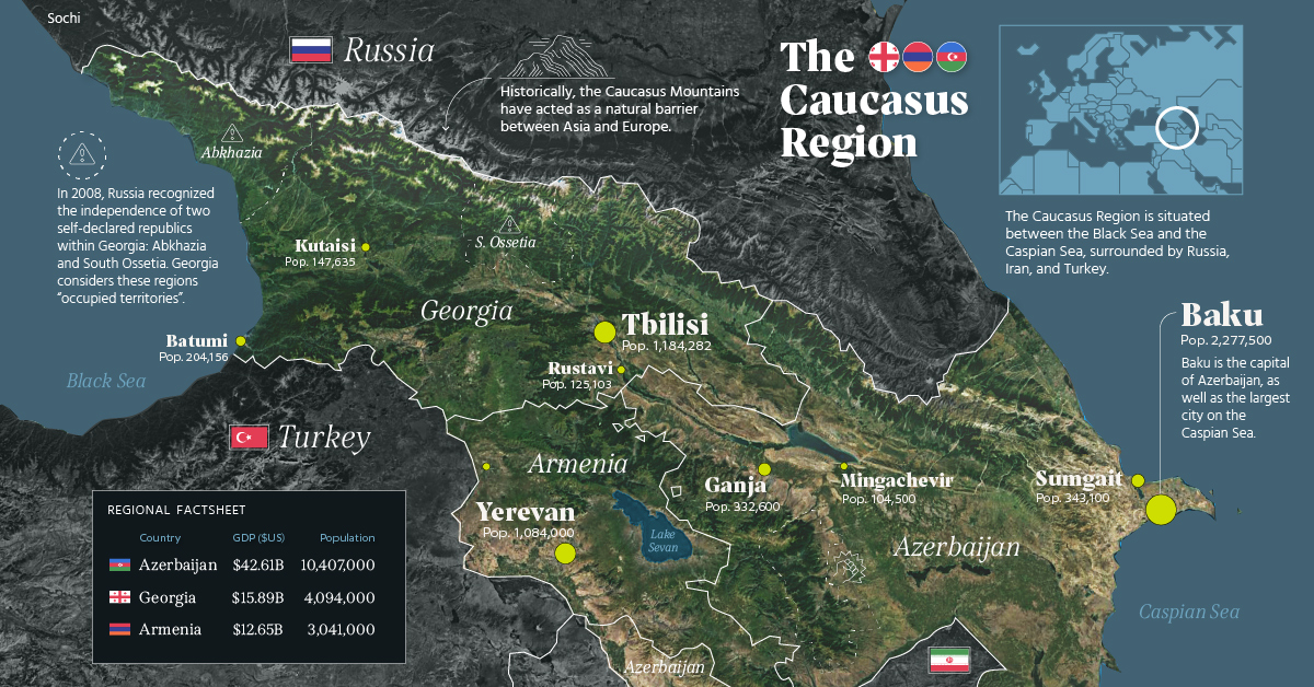 Map Explainer Caucasus Region Share 