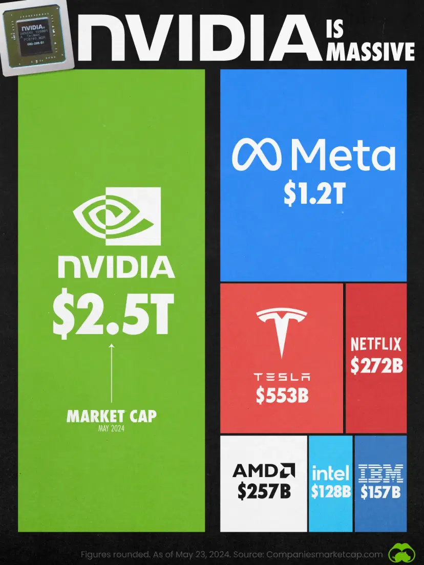 The Size of Nvidia in Perspective