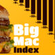 A cropped version of an infographic showing the price of a Big Mac in USD in several countries across the world.