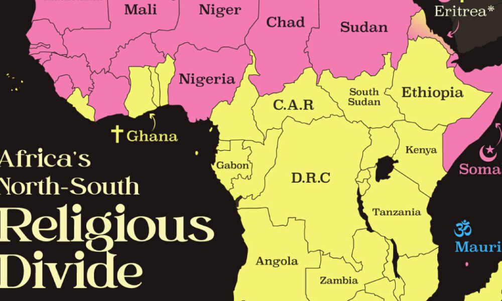 Mapped: Africa's North-South Religious Divide Explained