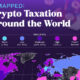 This map illustrates the crypto capital gains tax rates for individual investors around the world as of January 1, 2025, based on data from HelloSafe.